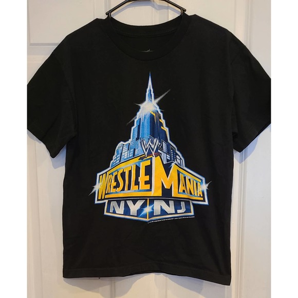 Youth Wrestle Mania 29 NY NJ 2012 shirt YXL S  M WWE - Picture 1 of 5